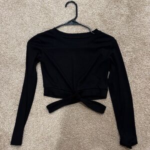 Black Long Sleeve Women's Top